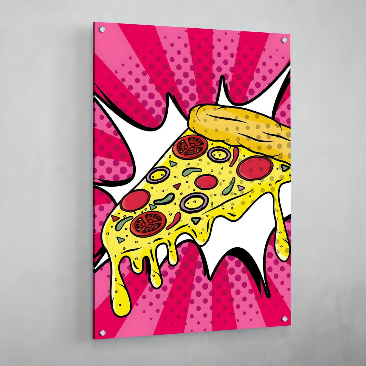 Tableau Pop Art Pizza - The Art Avenue
