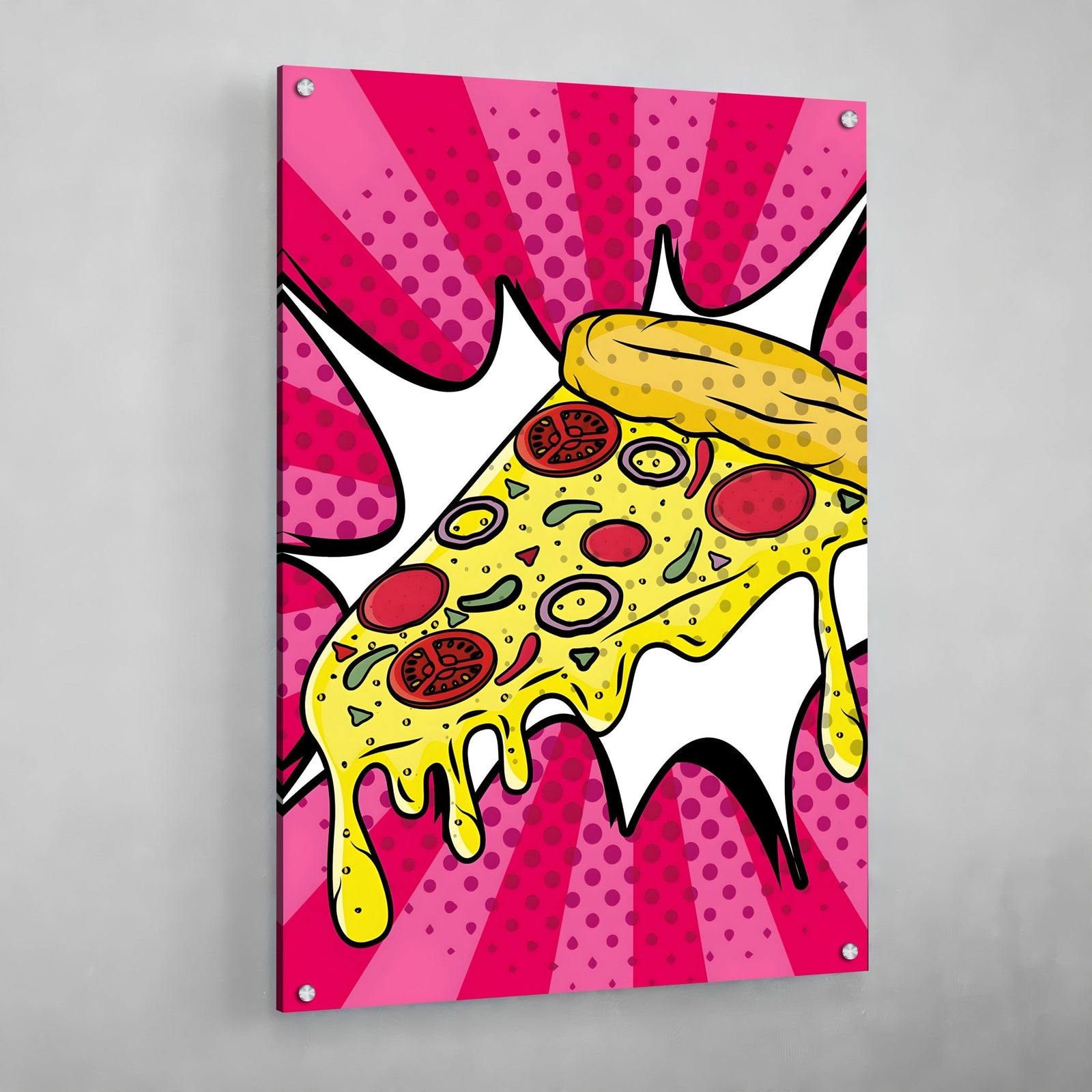 Tableau Pop Art Pizza - The Art Avenue