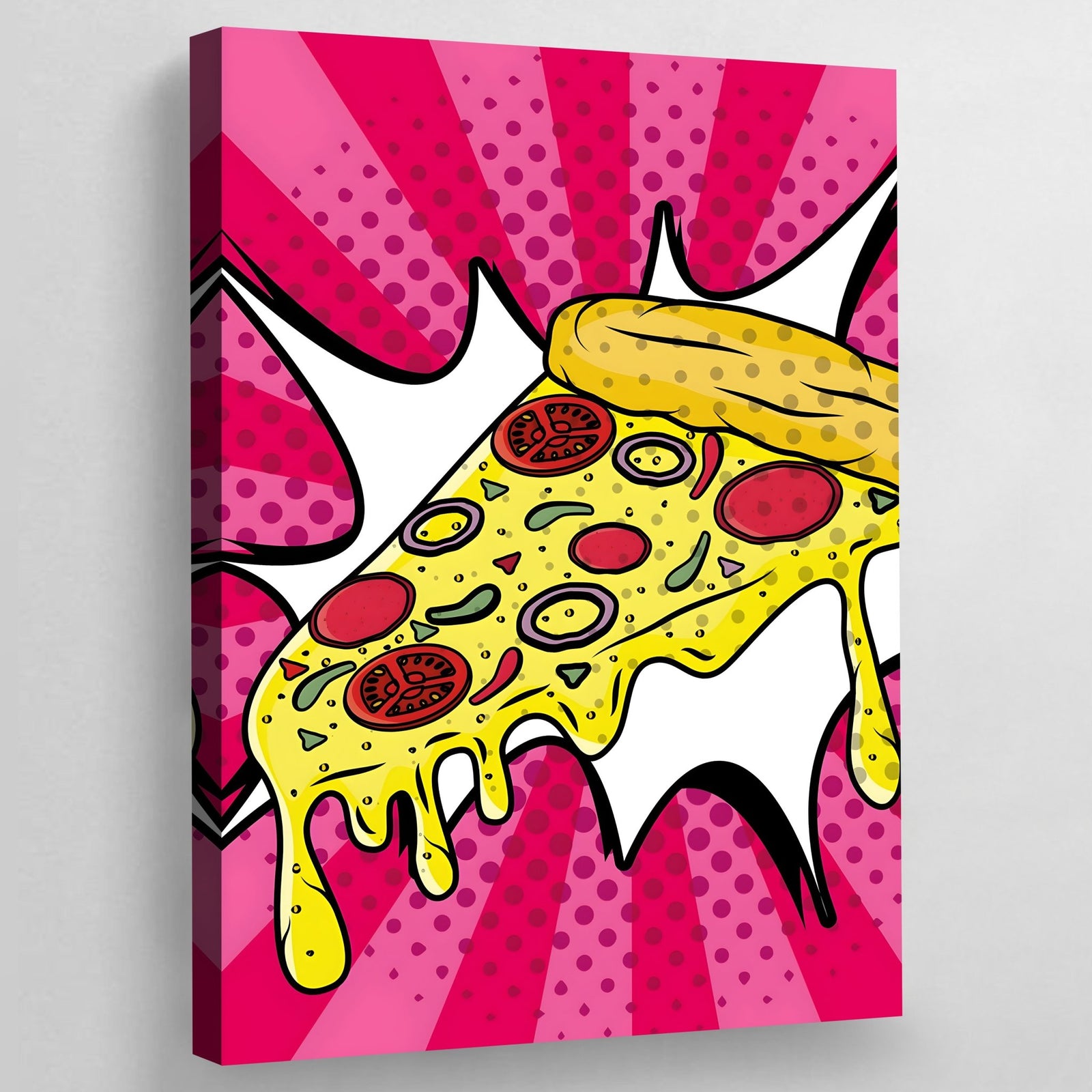Tableau Pop Art Pizza - The Art Avenue