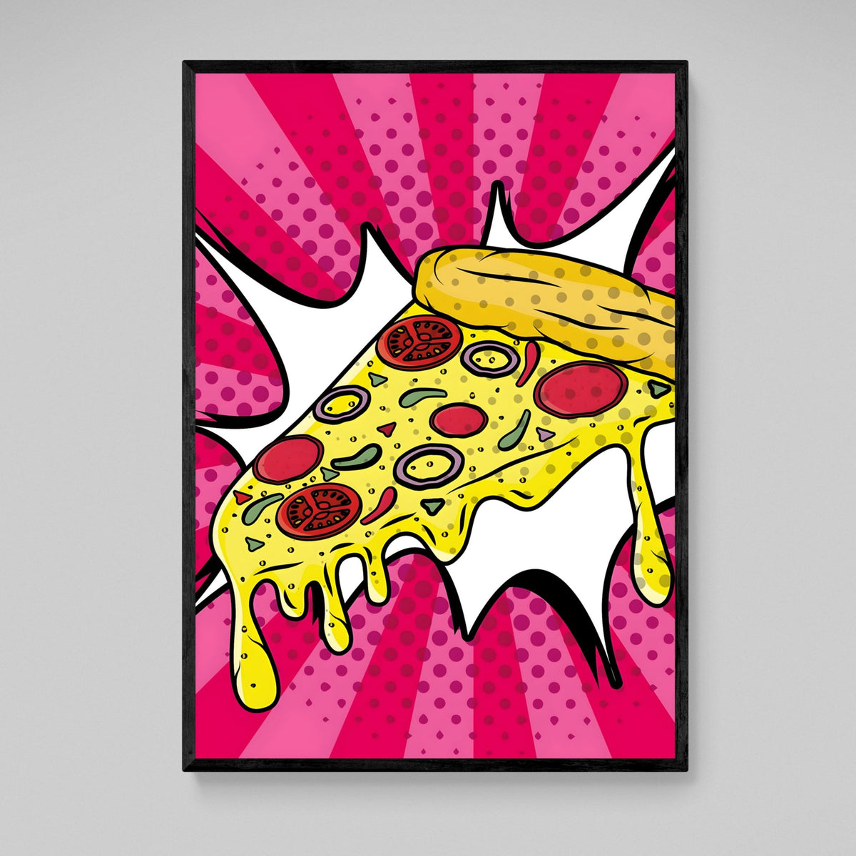 Tableau Pop Art Pizza - The Art Avenue