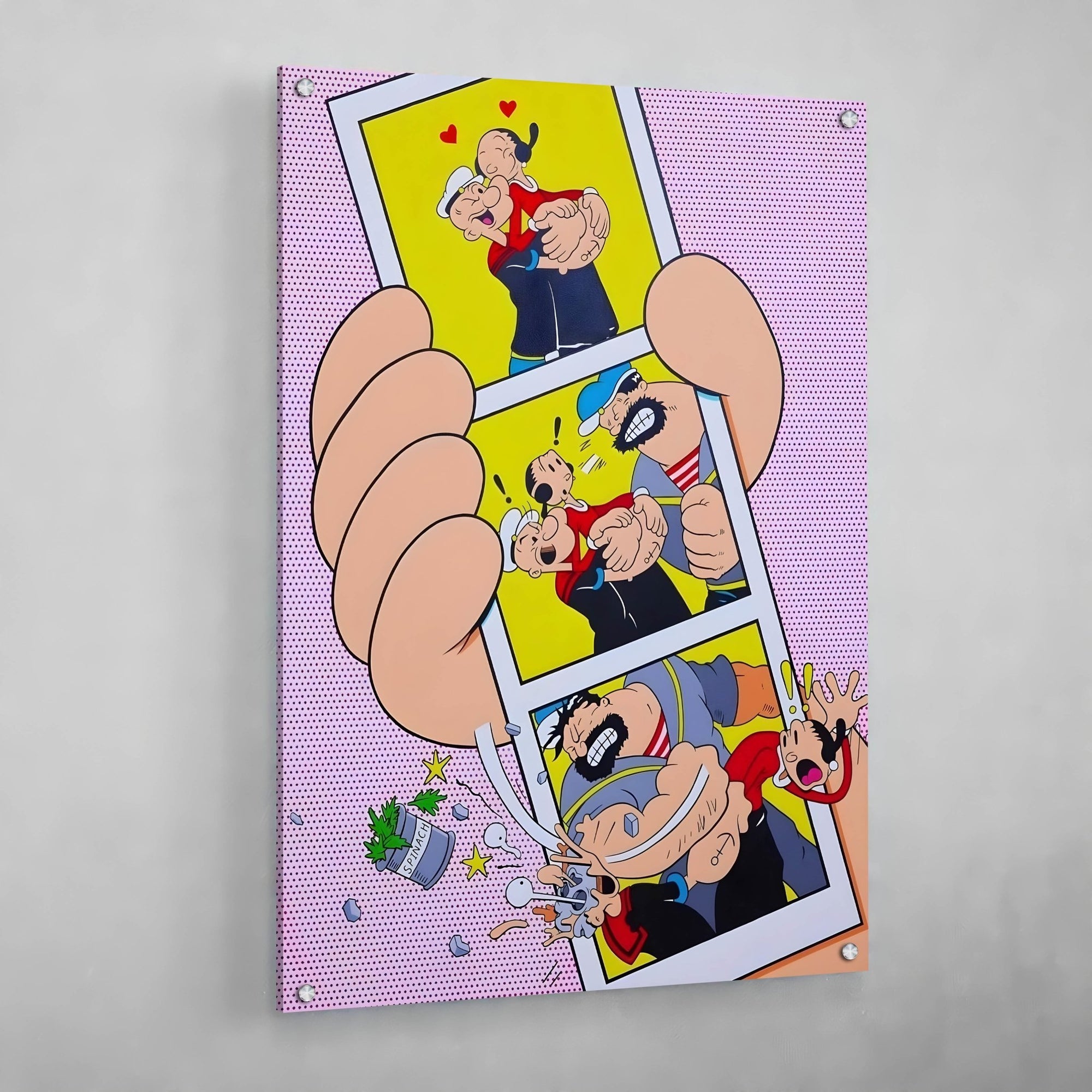 Tableau Pop Art Popeye - The Art Avenue