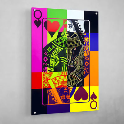 Tableau Pop Art Reine De Coeur - The Art Avenue