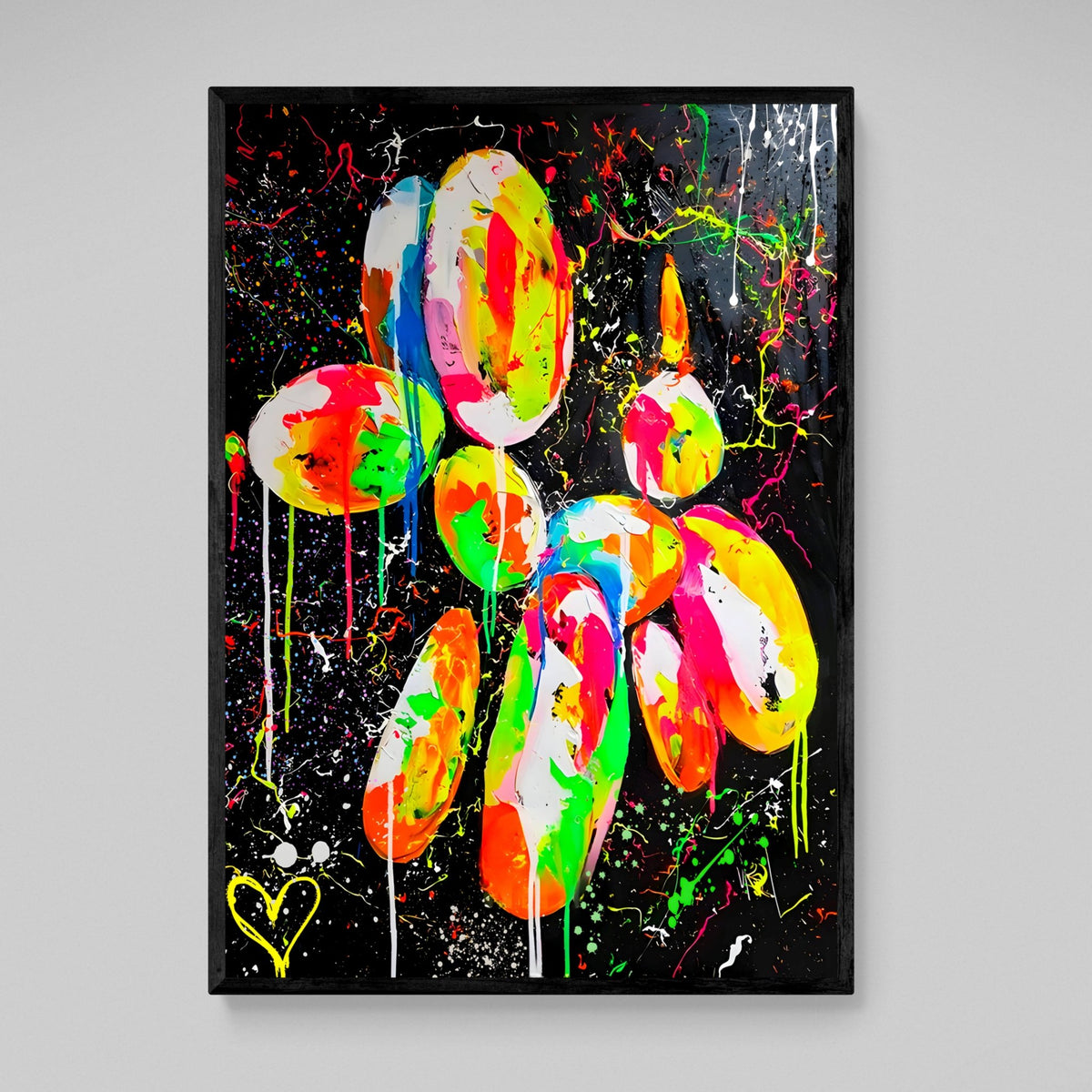 Tableau Pop Art Sculpture Koons - The Art Avenue