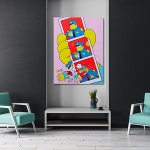 Tableau Pop Art Simpson - The Art Avenue