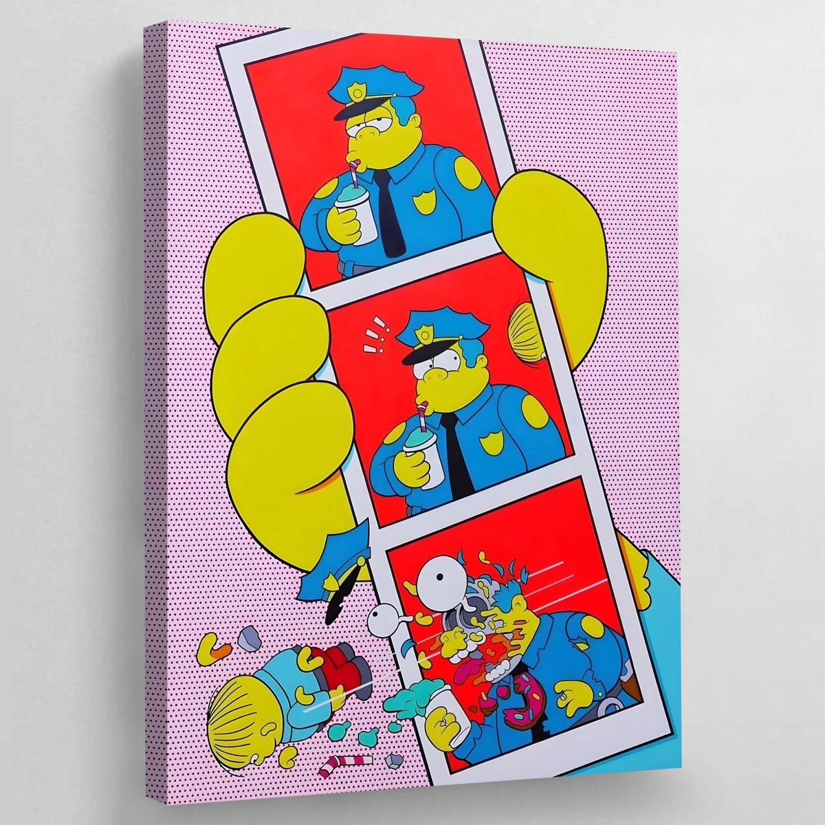 Tableau Pop Art Simpson - The Art Avenue