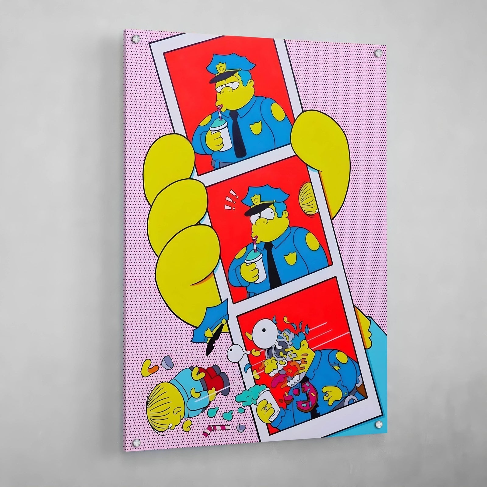 Tableau Pop Art Simpson - The Art Avenue
