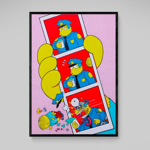 Tableau Pop Art Simpson - The Art Avenue