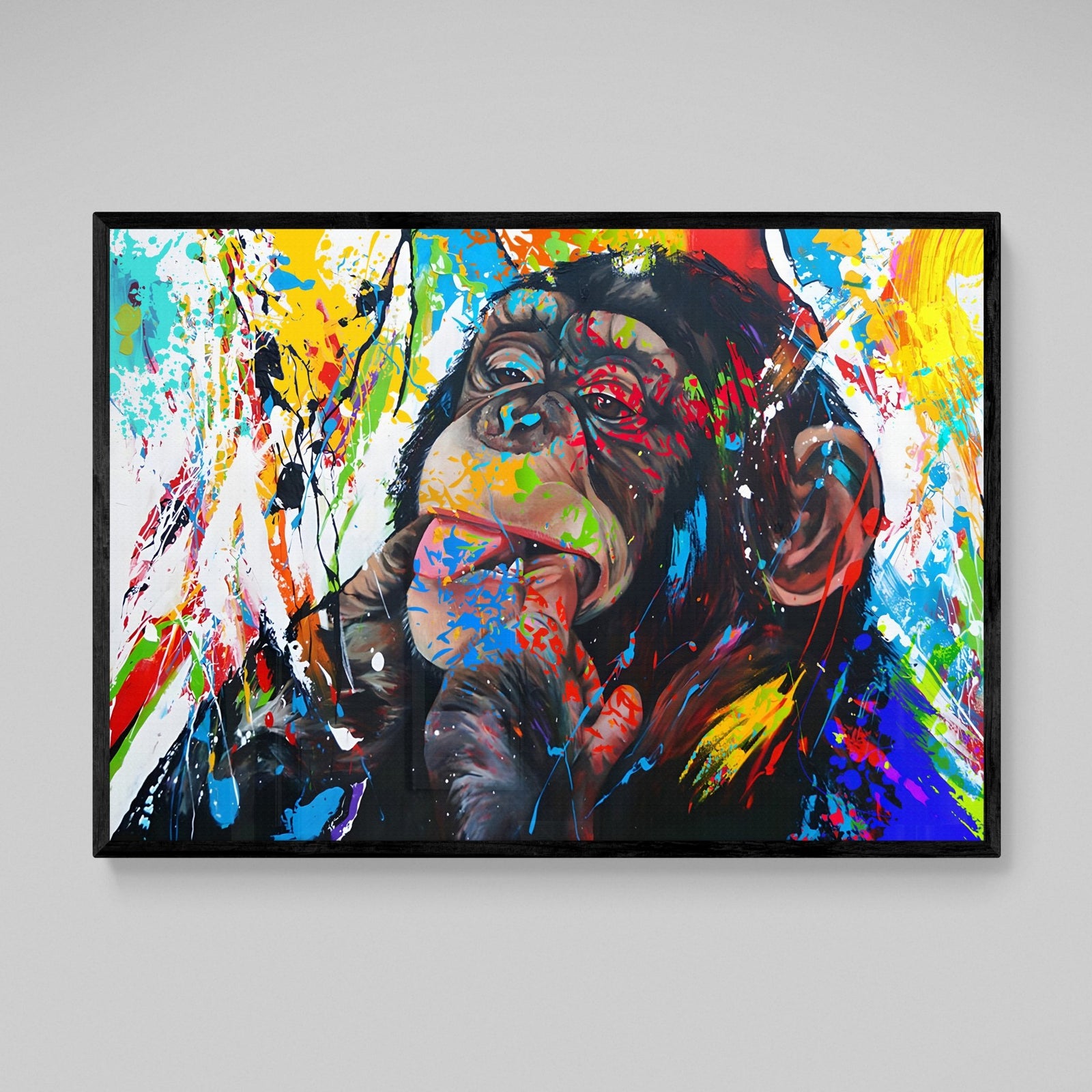 Tableau Pop Art Singe - The Art Avenue