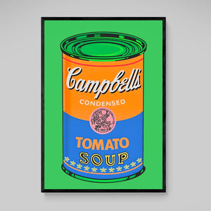Tableau Pop Art Soupe Campbell Orange - The Art Avenue