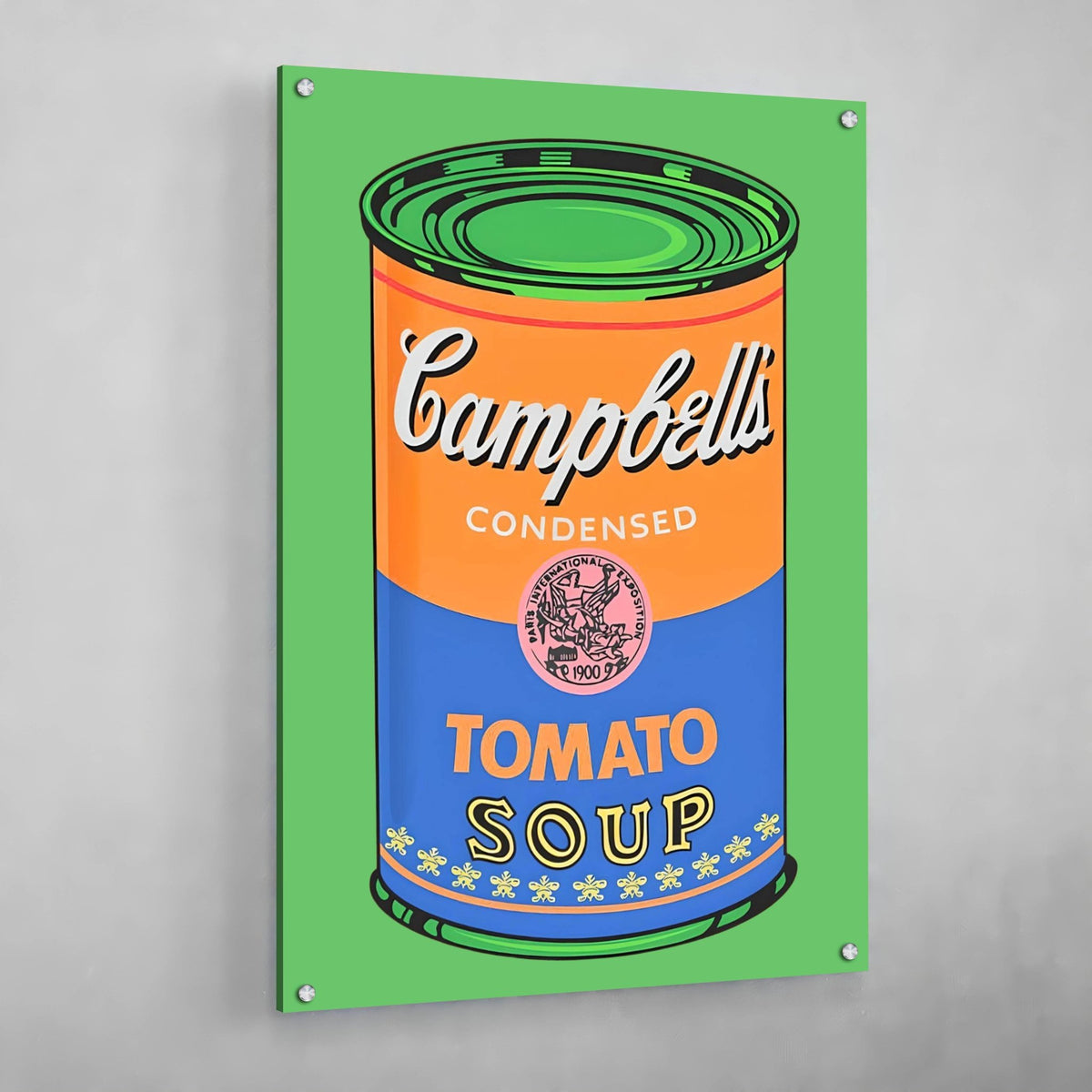 Tableau Pop Art Soupe Campbell Orange - The Art Avenue