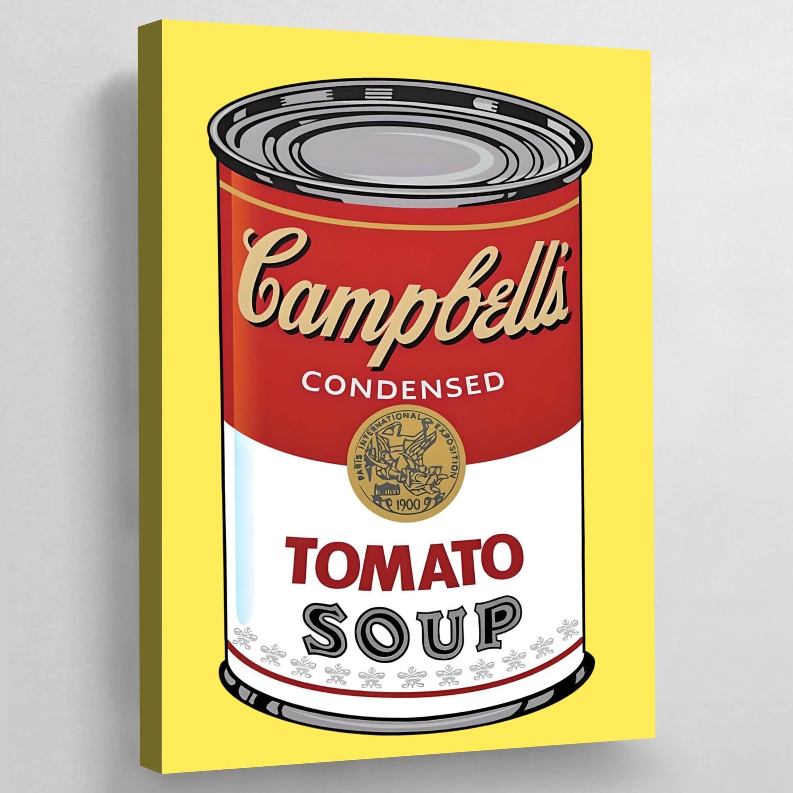 Tableau Pop Art Soupe Campbell Rouge - The Art Avenue