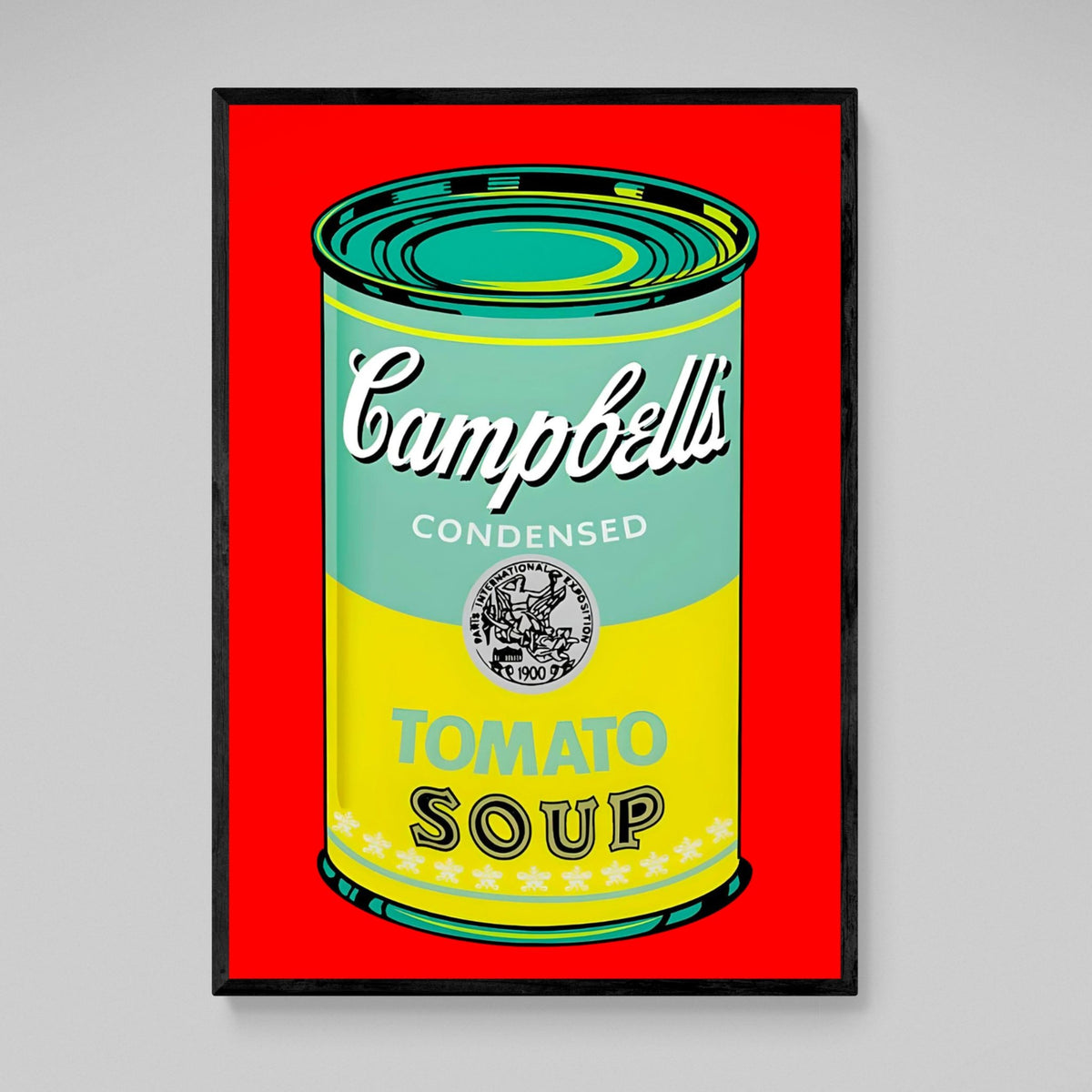 Tableau Pop Art Soupe Campbell Vert - The Art Avenue
