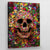 Tableau Pop Art Tête De Mort - The Art Avenue