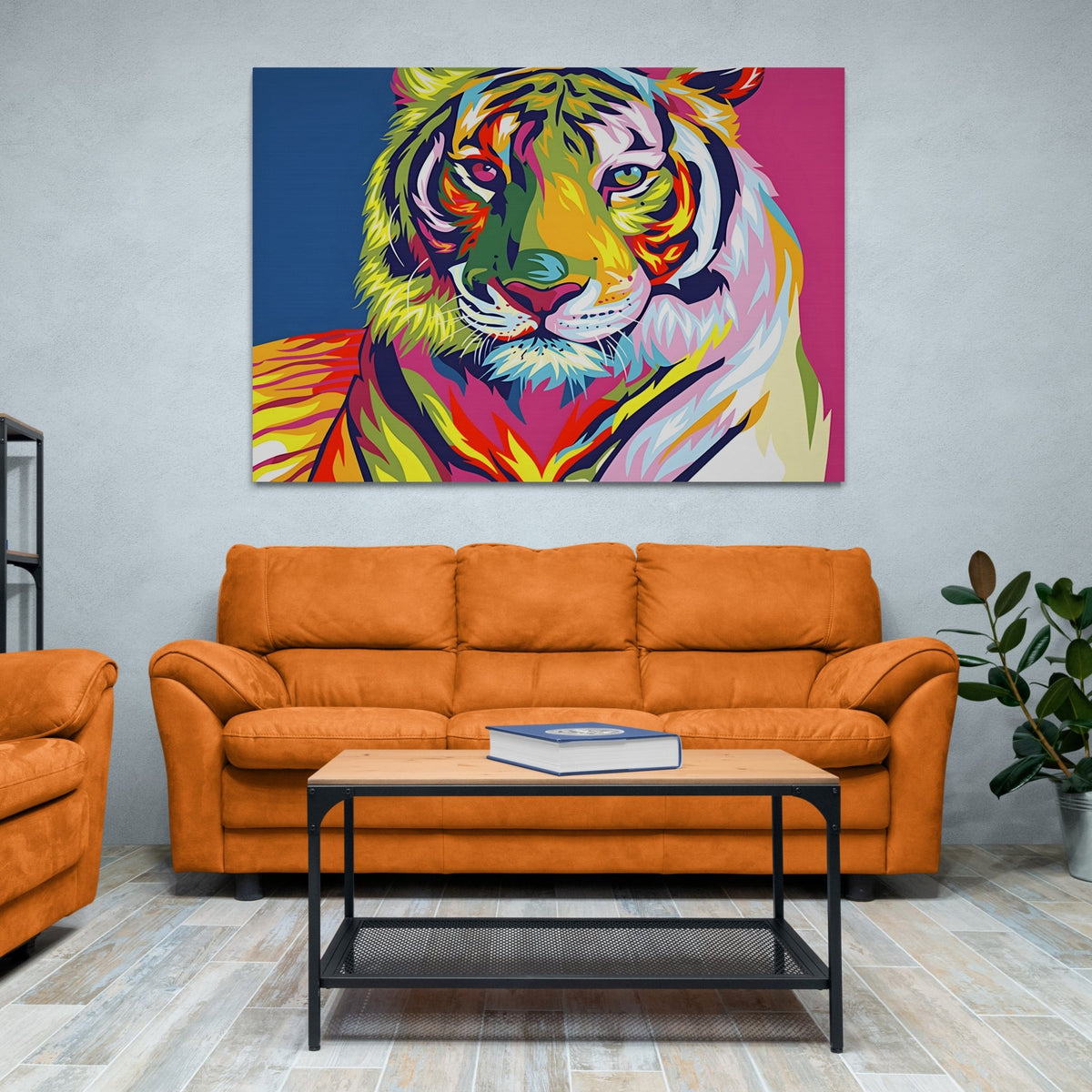 Tableau Pop Art Tigre - The Art Avenue