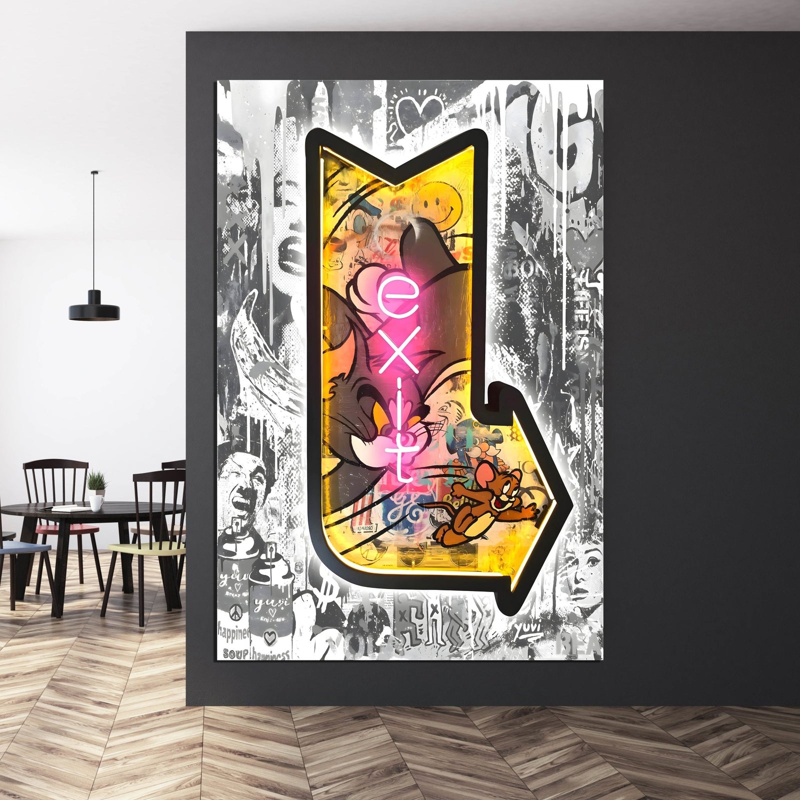Tableau Pop Art Tom & Jerry - The Art Avenue