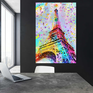 Tableau Pop Art Tour Eiffel - The Art Avenue