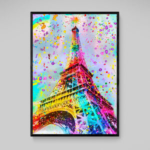 Tableau Pop Art Tour Eiffel - The Art Avenue
