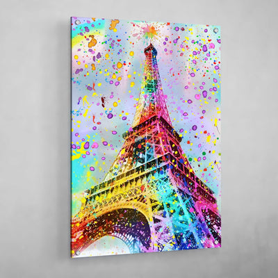 Tableau Pop Art Tour Eiffel - The Art Avenue