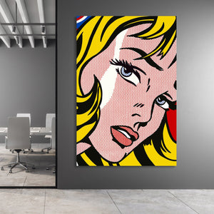 Tableau Pop Art Visage Femme - The Art Avenue