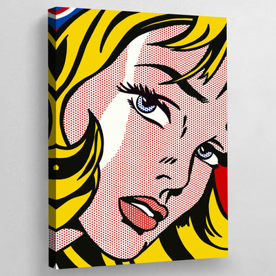 Tableau Pop Art Visage Femme - The Art Avenue