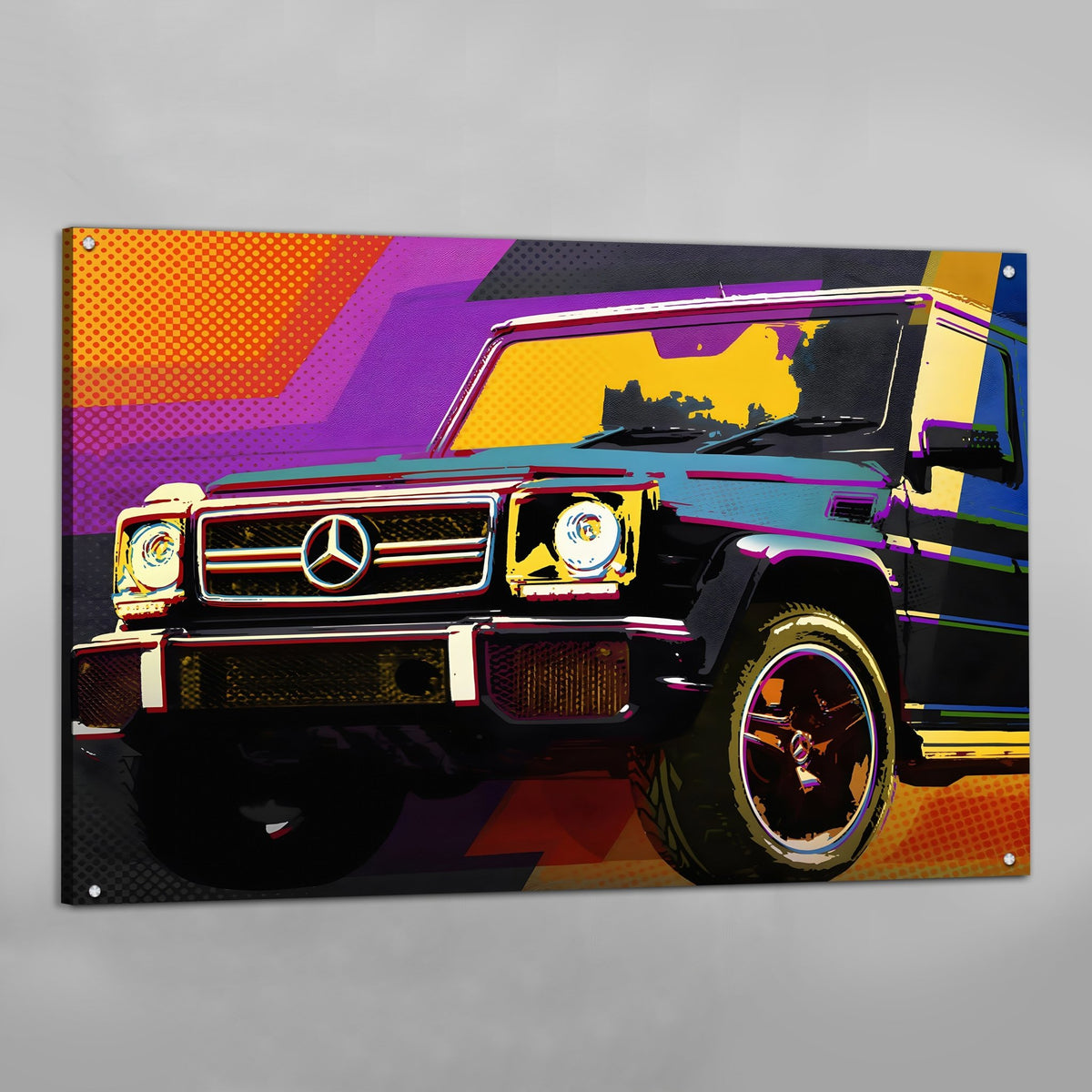 Tableau Pop Art Voiture - The Art Avenue