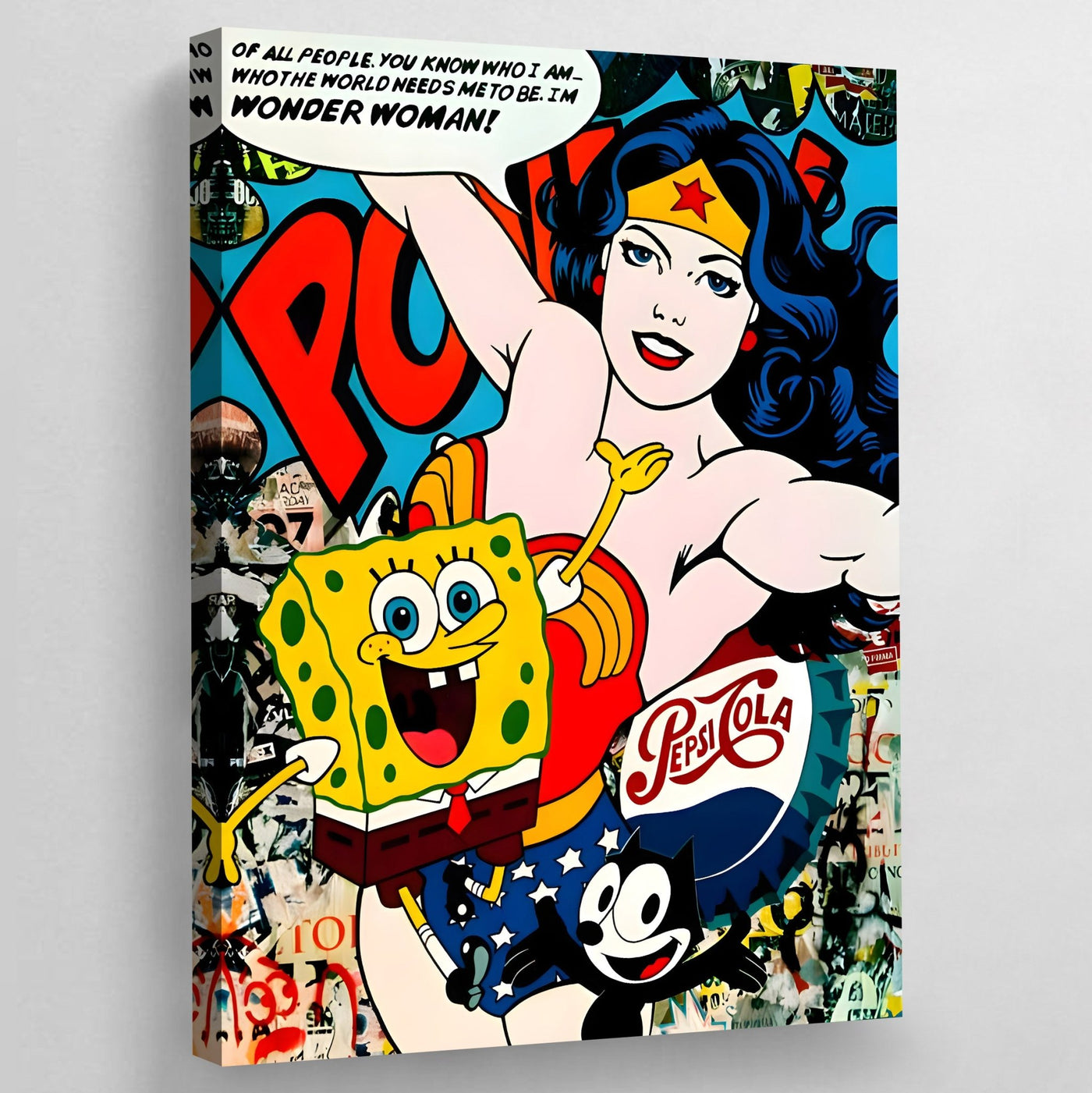 Tableau Pop Art Wonder Woman | The Art Avenue