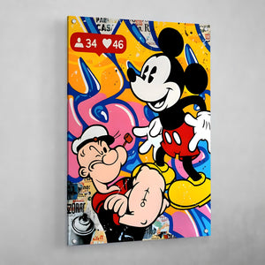 Tableau Popeye Pop Art - The Art Avenue