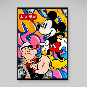 Tableau Popeye Pop Art - The Art Avenue