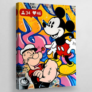 Tableau Popeye Pop Art - The Art Avenue