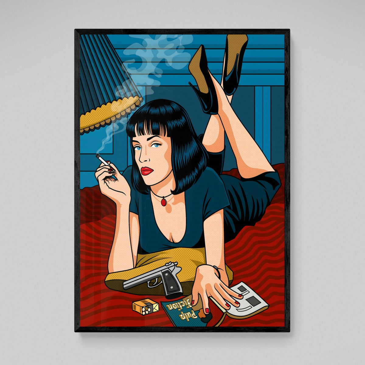 Tableau Pulp Fiction Pop Art - The Art Avenue