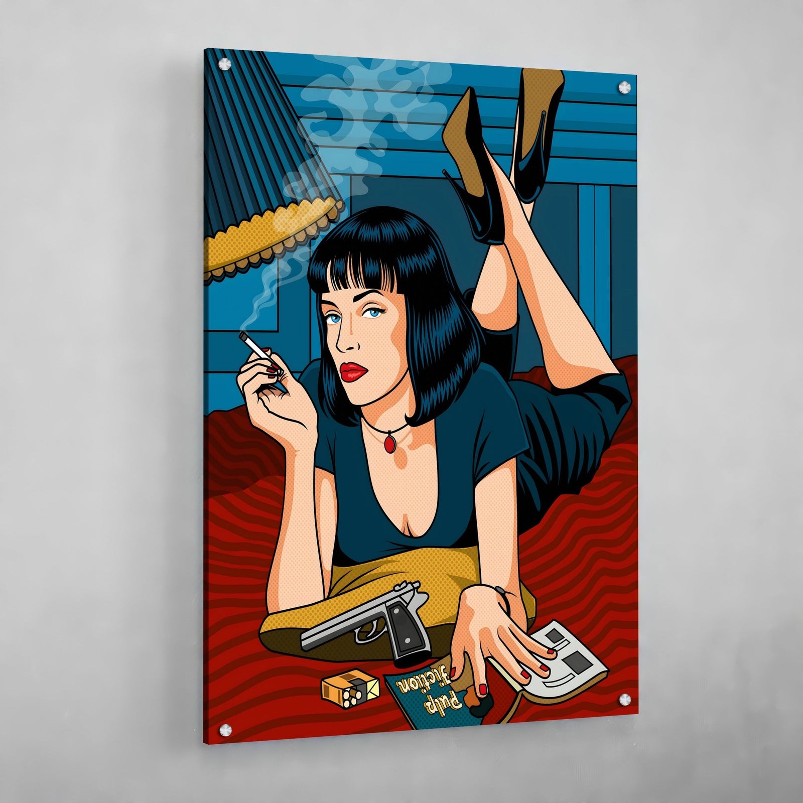 Tableau Pulp Fiction Pop Art - The Art Avenue