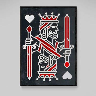 Tableau Roi De Coeur - The Art Avenue