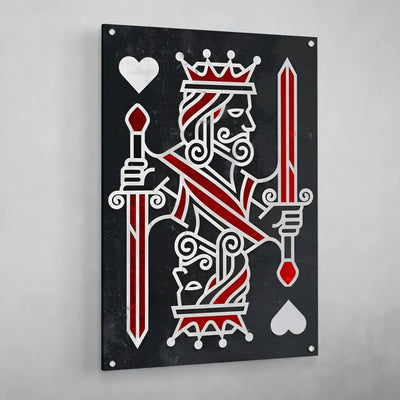 Tableau Roi De Coeur - The Art Avenue