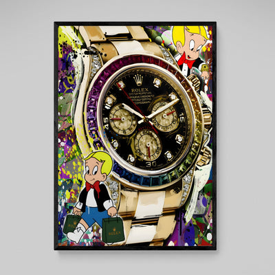 Tableau Rolex Richie Rich - The Art Avenue