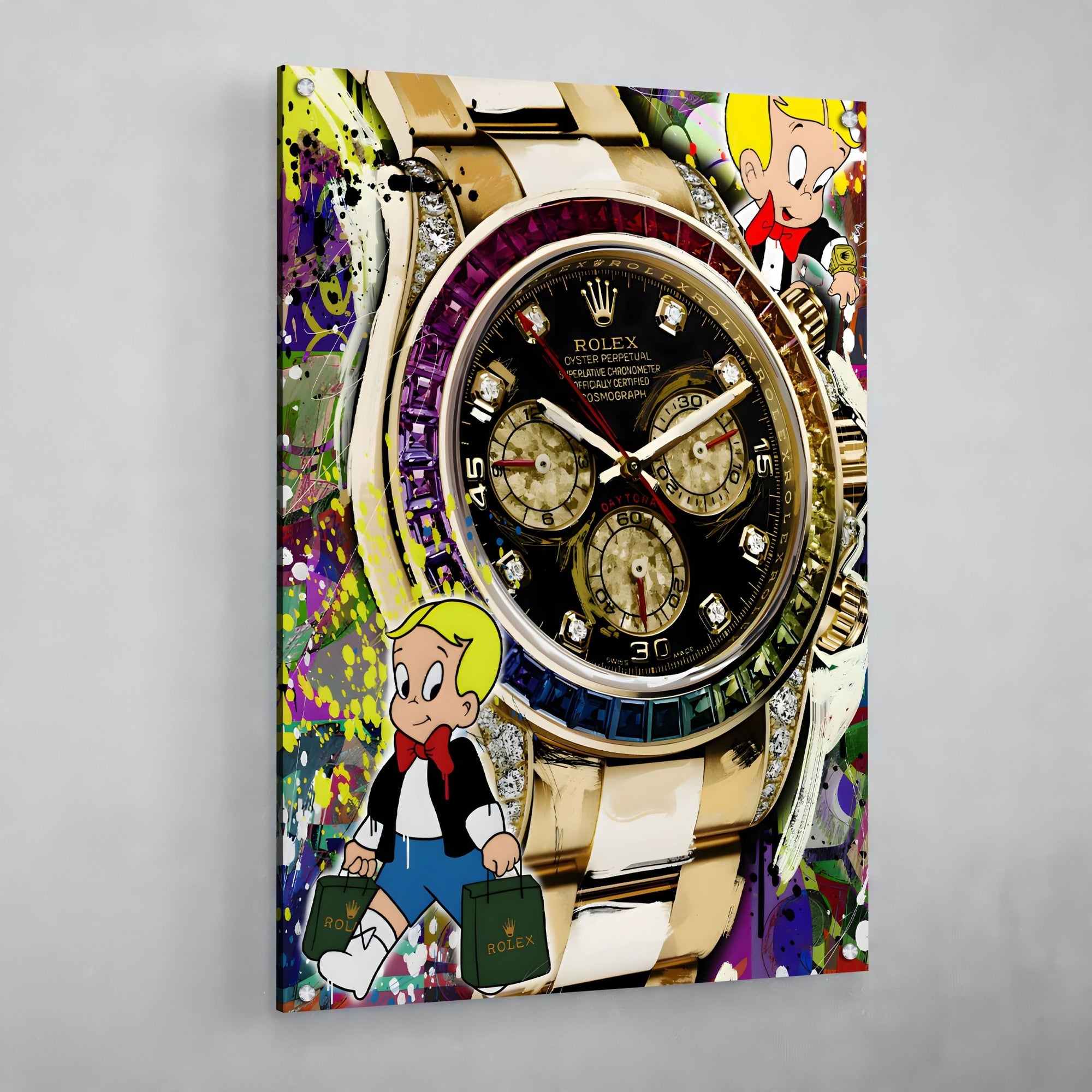 Tableau Rolex Richie Rich - The Art Avenue