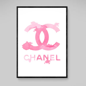 Tableau Rose Chanel - The Art Avenue