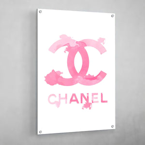 Tableau Rose Chanel - The Art Avenue