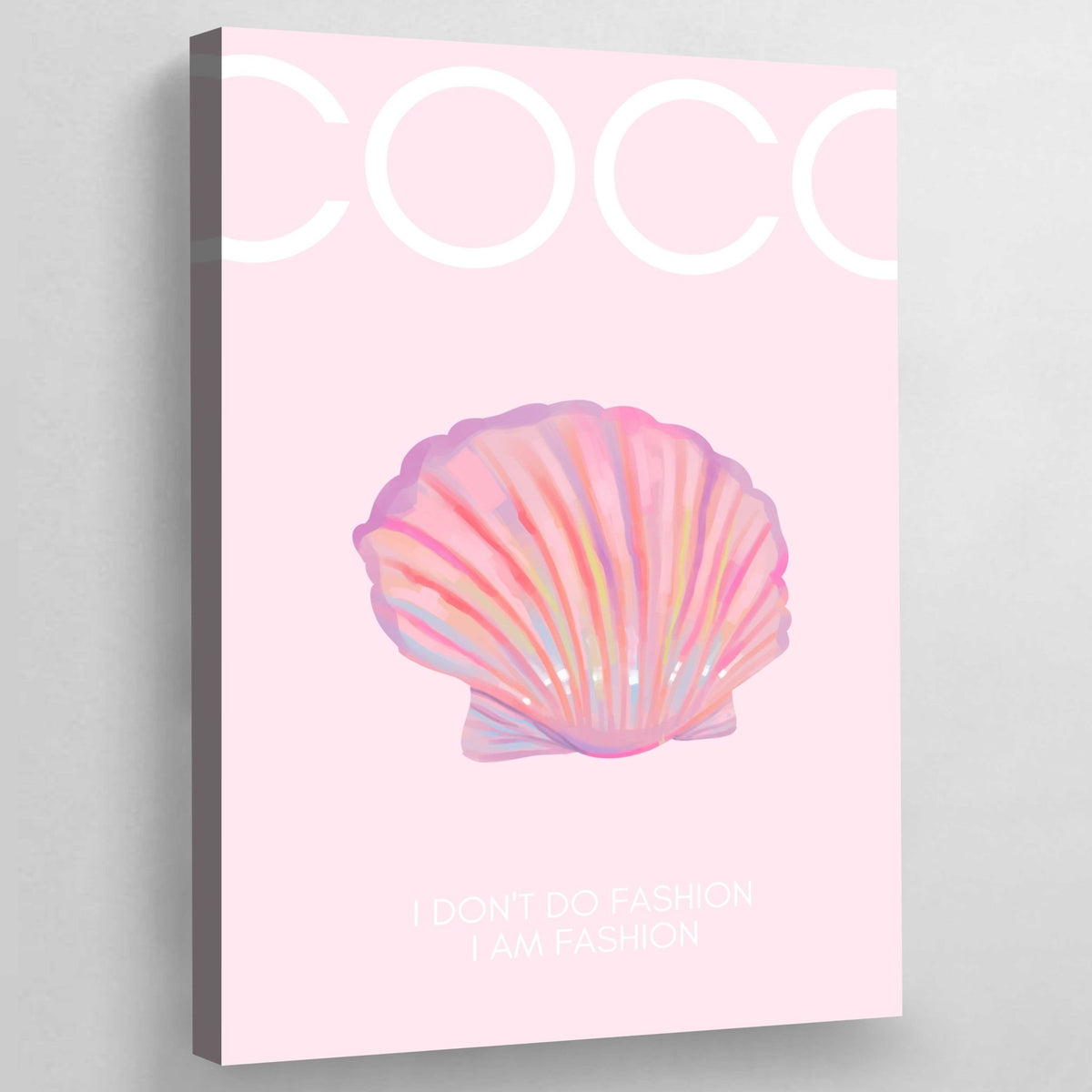 Tableau Rose Coco Chanel - The Art Avenue