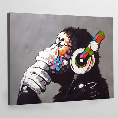 Tableau Singe Banksy - The Art Avenue
