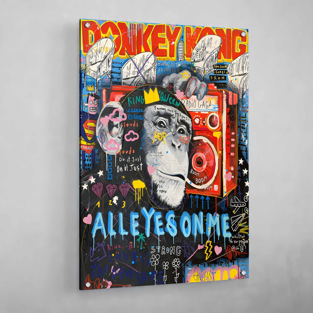 Tableau Singe Street Art - The Art Avenue