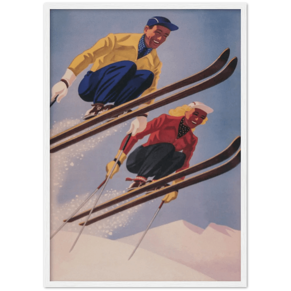 Tableau Ski Vintage - The Art Avenue