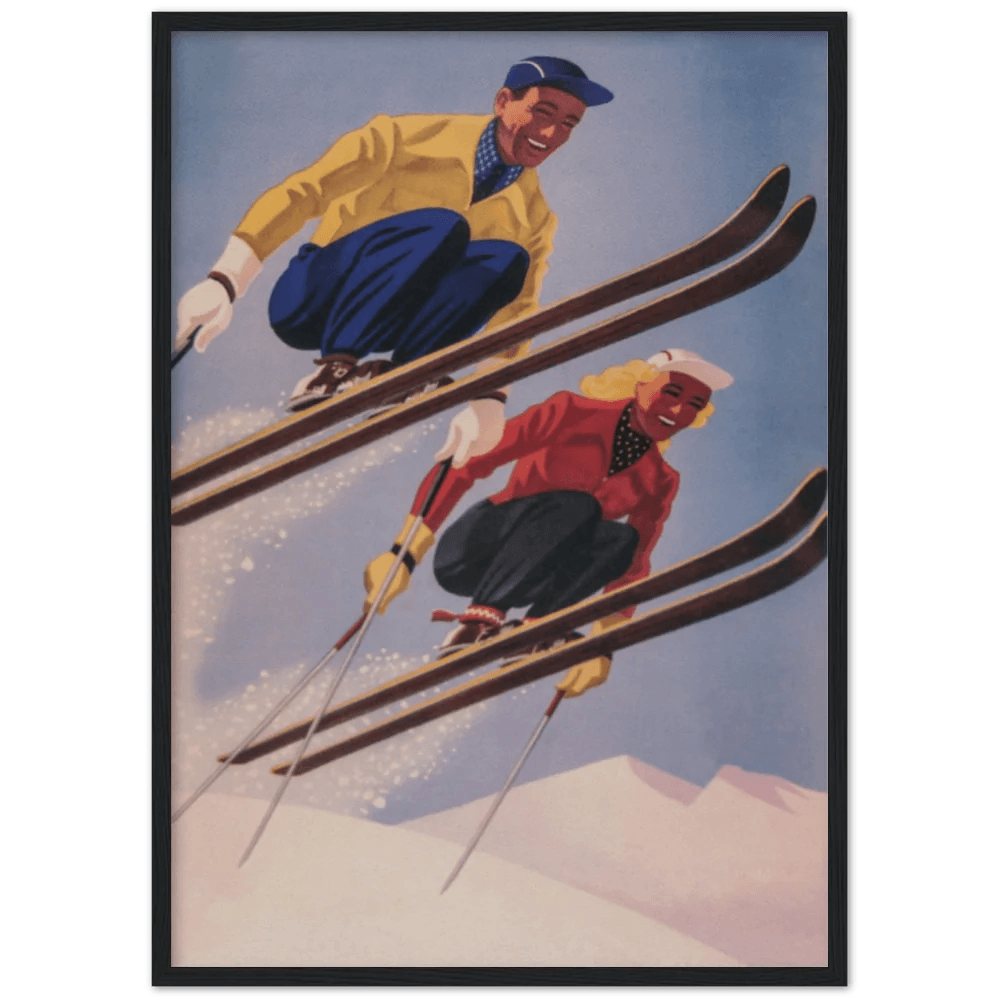 Tableau Ski Vintage - The Art Avenue