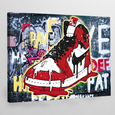 Tableau Sneakers Street Art - The Art Avenue