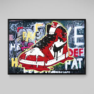 Tableau Sneakers Street Art - The Art Avenue