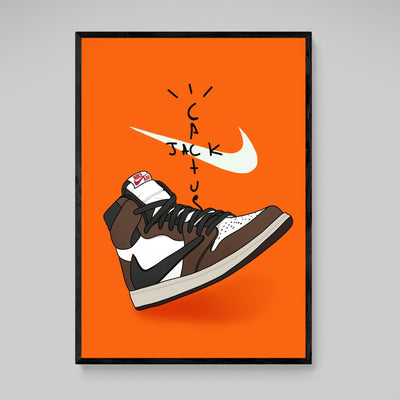 Tableau Sneakers Travis Scott - The Art Avenue
