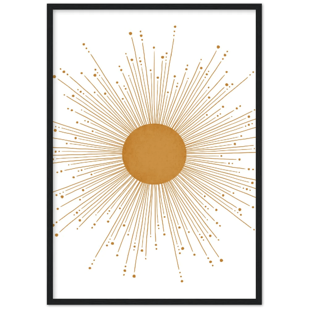 Tableau Soleil Minimaliste - The Art Avenue