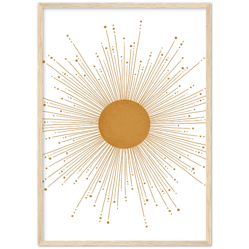 Tableau Soleil Minimaliste - The Art Avenue