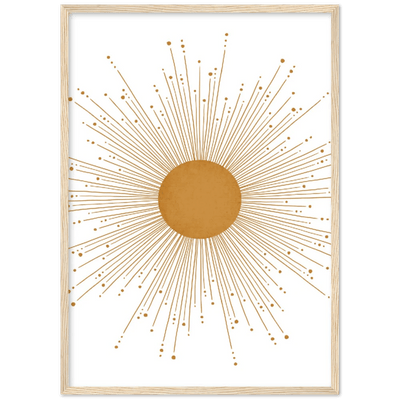 Tableau Soleil Minimaliste - The Art Avenue