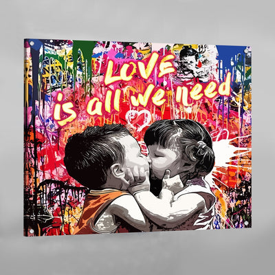 Tableau Street Art Amour - The Art Avenue