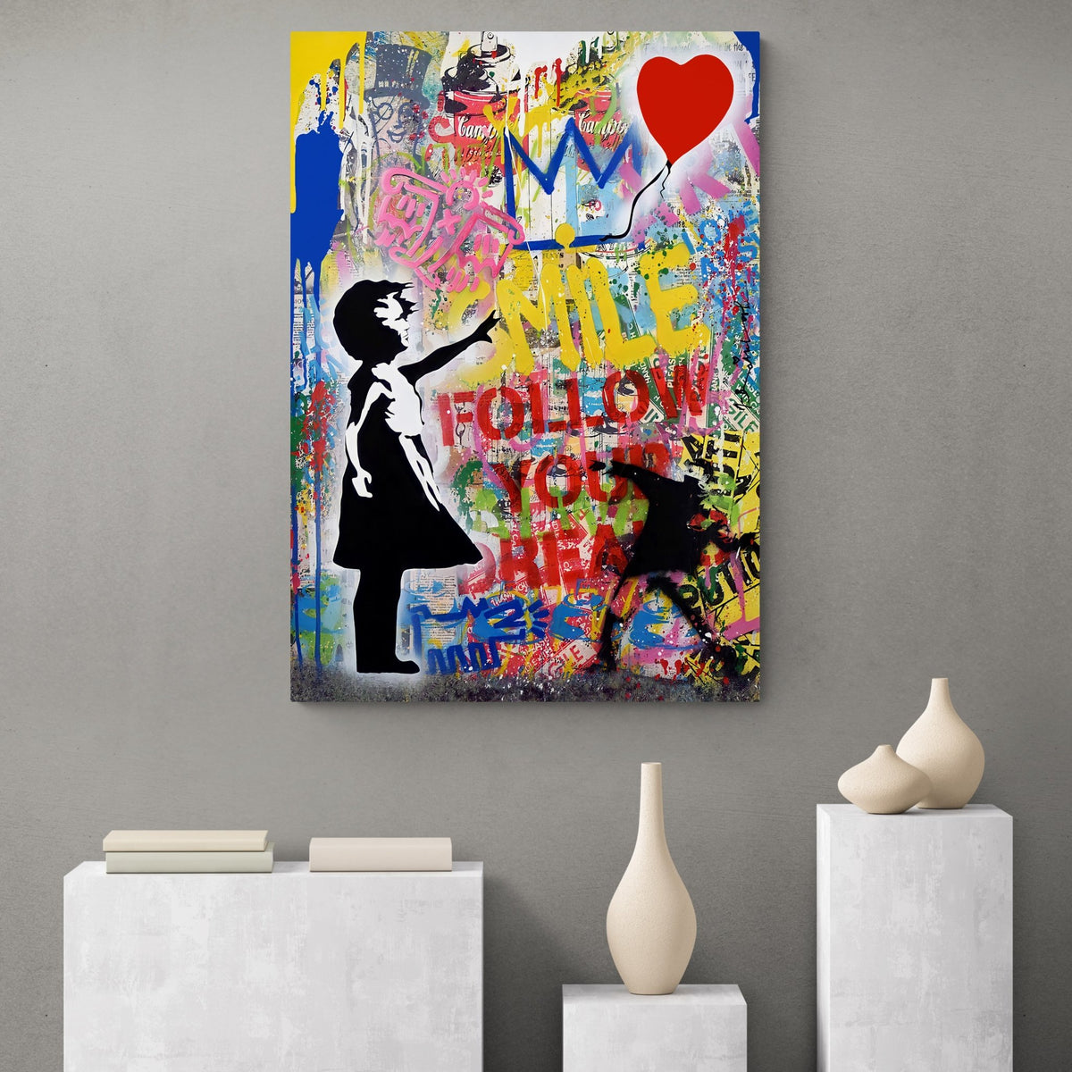 Tableau Street Art Banksy - The Art Avenue